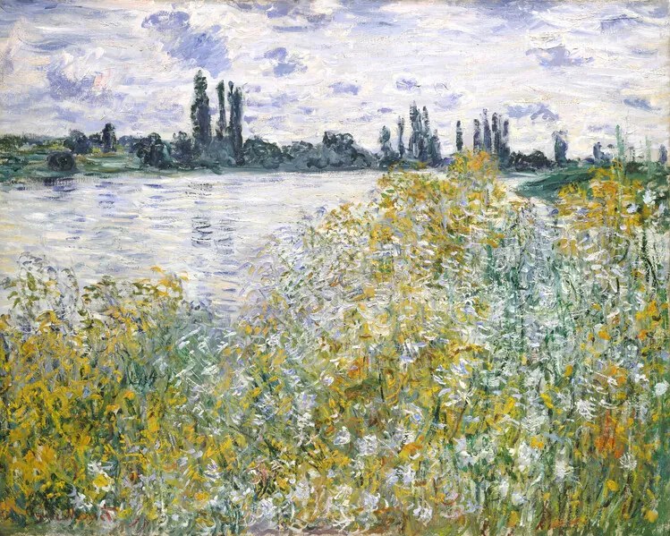 Kunstreproductie Île aux Fleurs near Vétheuil (1880), Claude Monet