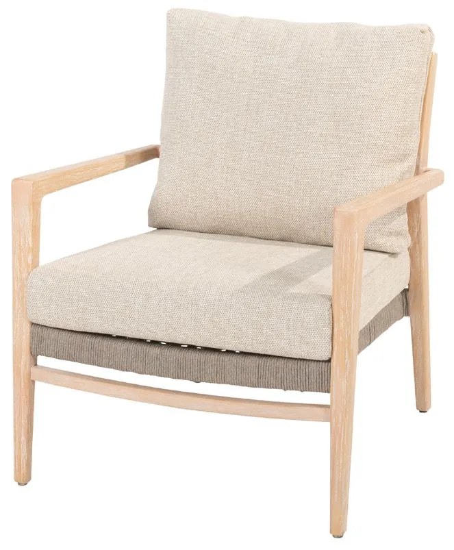 4 Seasons Outdoor Julia low dining chair3 Tuinstoel beige weerbestendig