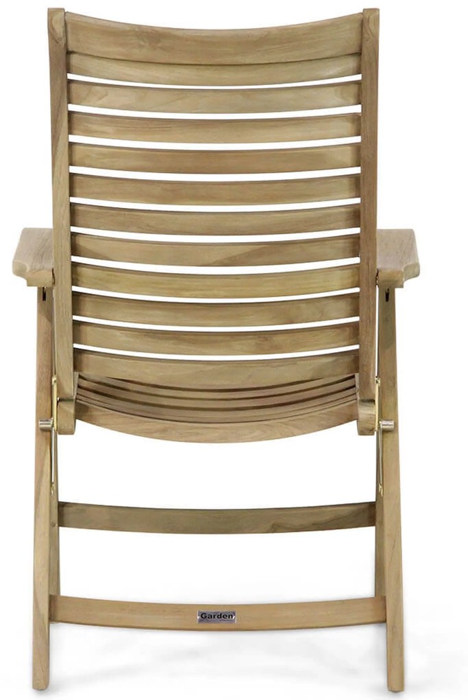 Tuinset 2 personen 80 cm Teak Taupe Garden Collections Birmingham/Derby
