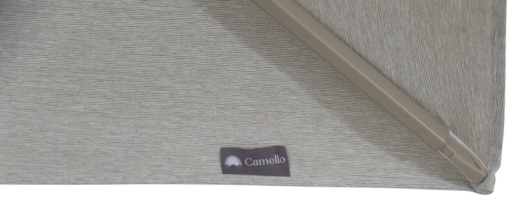Zweefparasol  3x3.5m S2 Excellent (excl. voet) Taupe-naturel-bruin Camello Luna