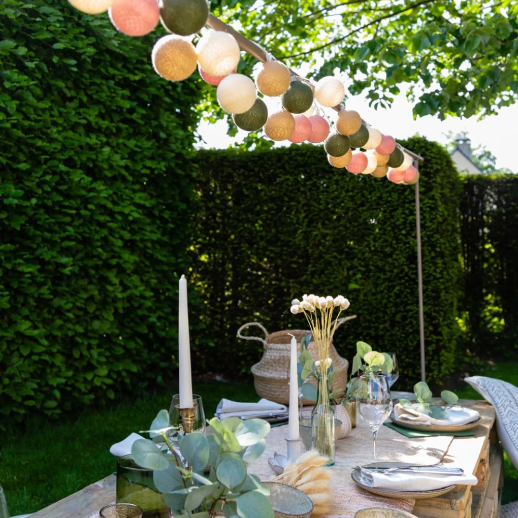 Cotton Ball Lights Outdoor lichtslinger - Starter Kit - Jardin