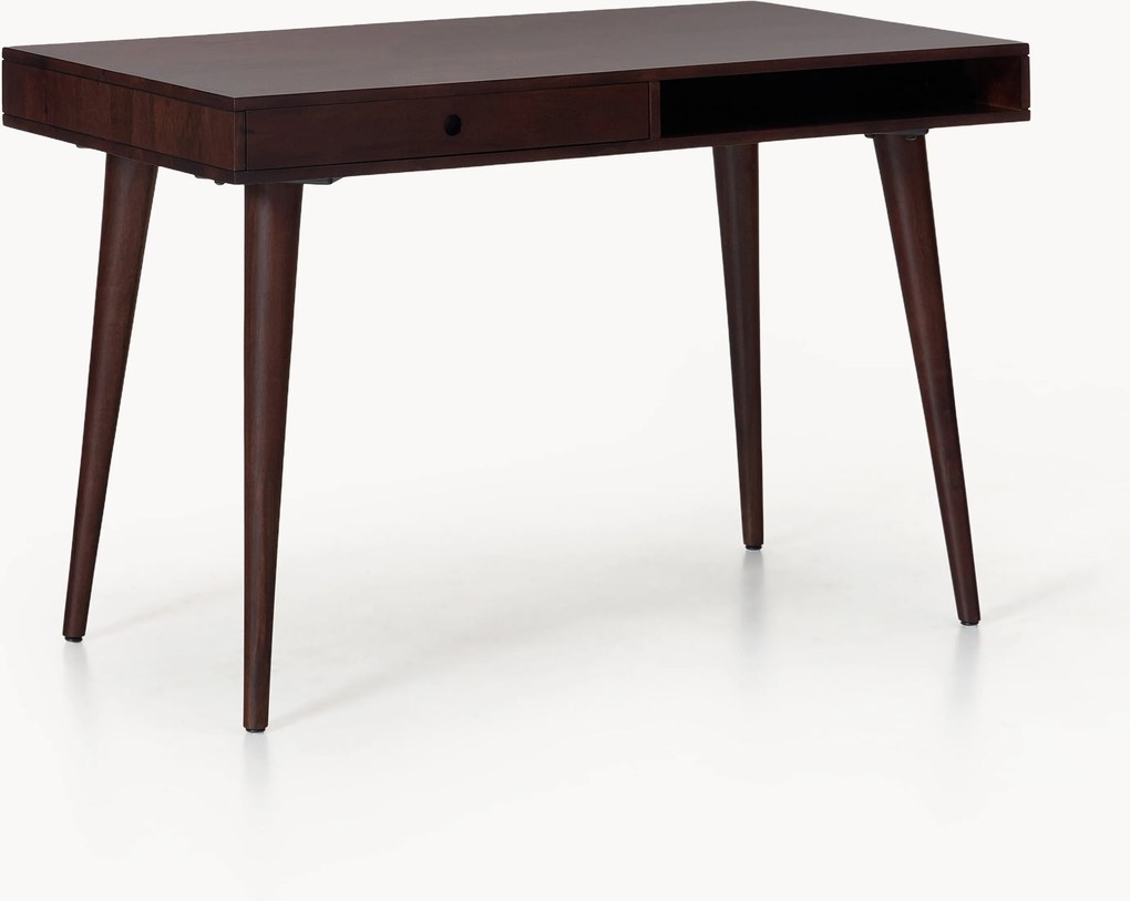 Bureau Tova van massief hout met lades