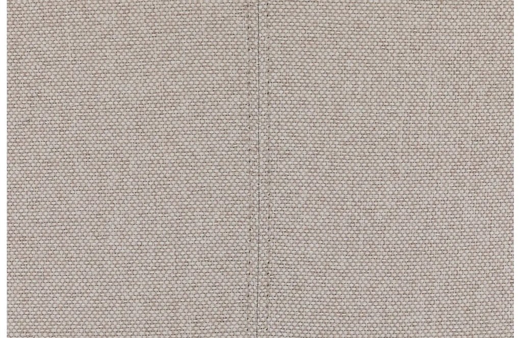 Goossens Eetkamerstoel Funk Zwarte Poten beige stof met armleuning en Zwart skater wiel met zwarte kapmet wielen, modern design