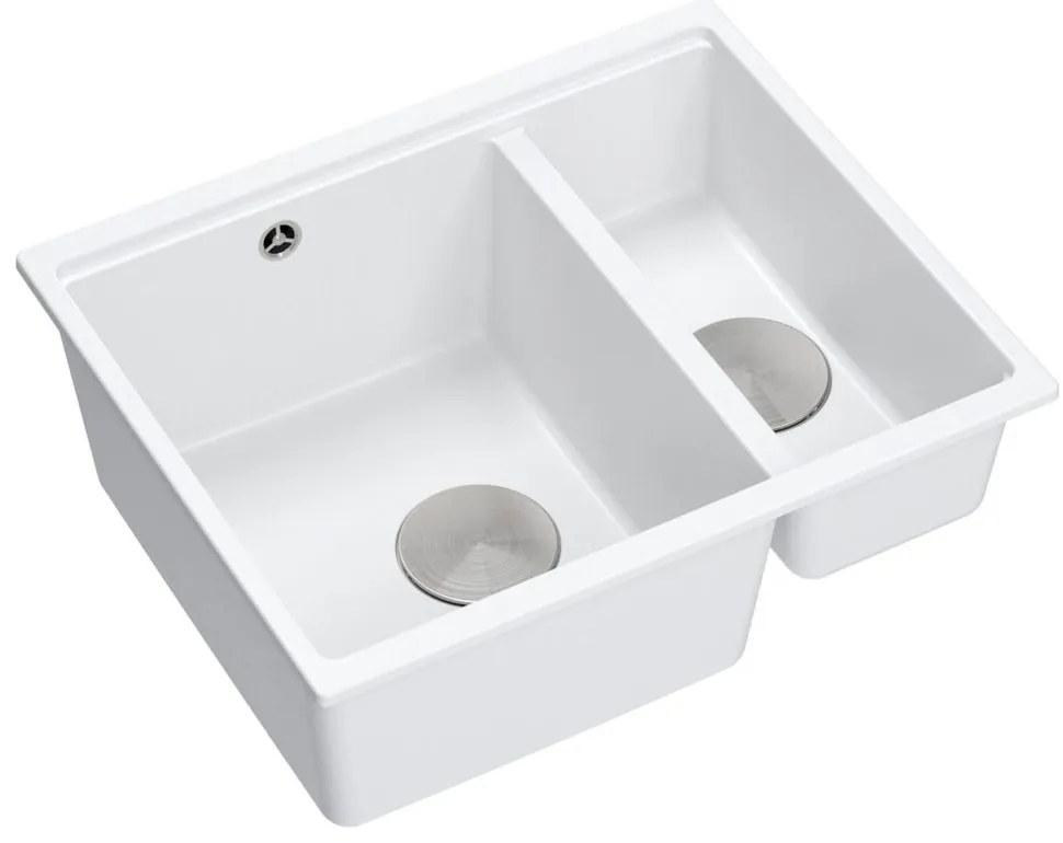 granieten spoelbak Logan 150 White