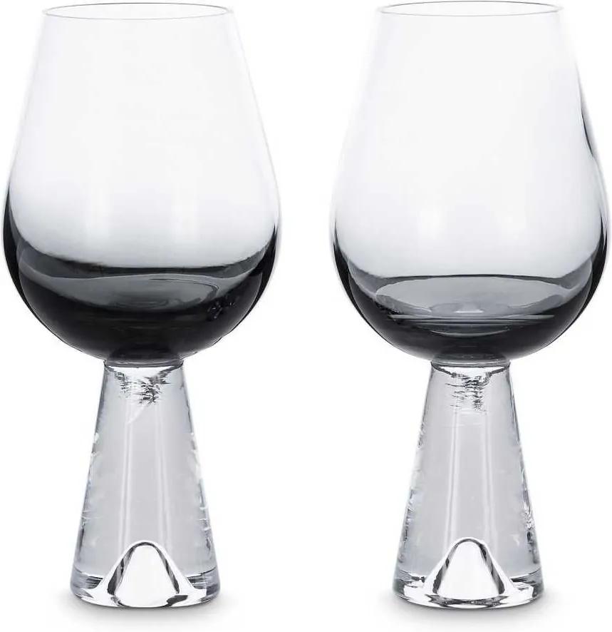 Tom Dixon Tank Wine glas set van 2 zwart