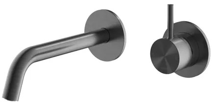 Hotbath ARCHIE Wastafelmengkraan - afbouwdeel - 20cm - Geborsteld gunmetal PVD AR125EXTBGP