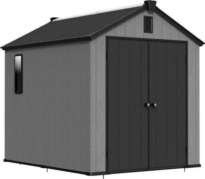 Kunststof tuinhuisje voor gereedschap Mandal 1,9 x 2,4 m CoverTech antraciet