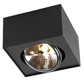 QAZQA Design Spot / Opbouwspot / Plafondspot vierkant 1-lichts incl. G9 zwart - Kaya Modern G9 Binnenverlichting Lamp