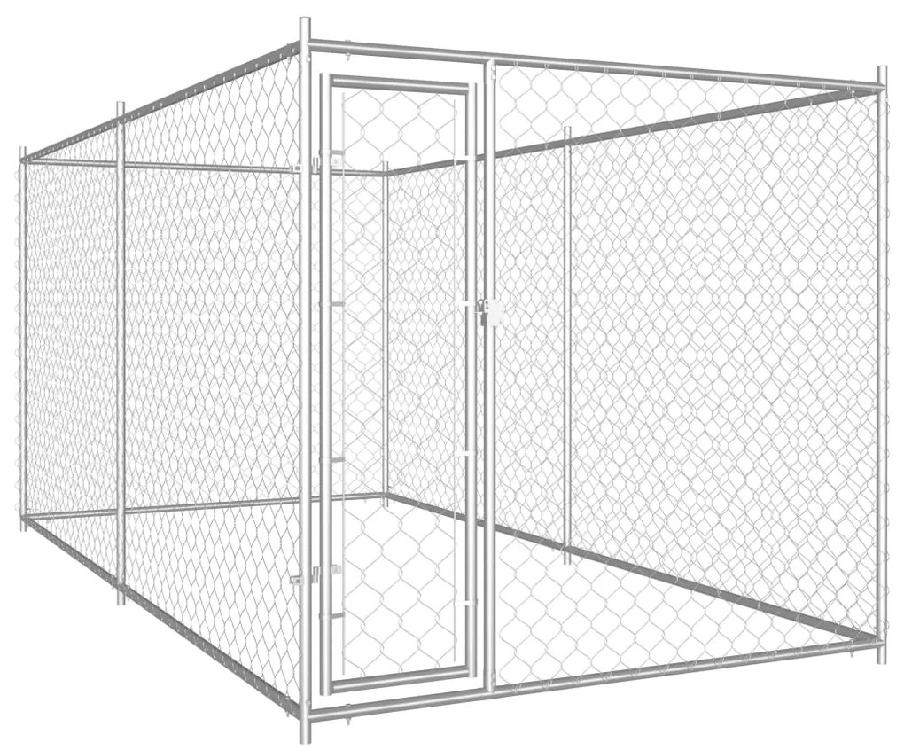 vidaXL Hondenkennel voor buiten 382x192x185 cm