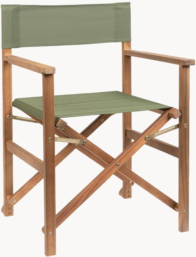 Inklapbare tuinstoelen Noemi van acaciahout met armleuningen, 2-delig