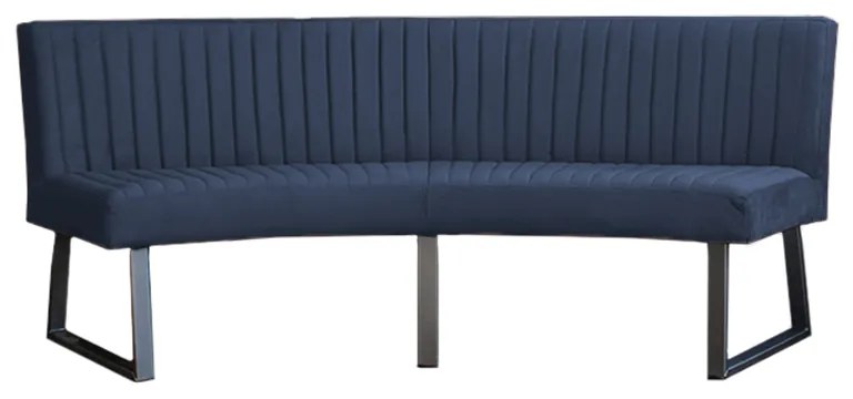 Eetkamerbank - Hengelo - stof Element blauw 13 - geschikt voor ovale tafel 240 cm