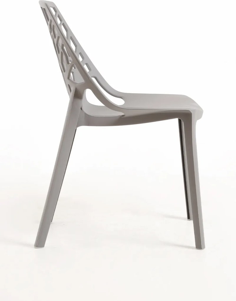 Set 4 Hissar Polypropyleen Stoelen