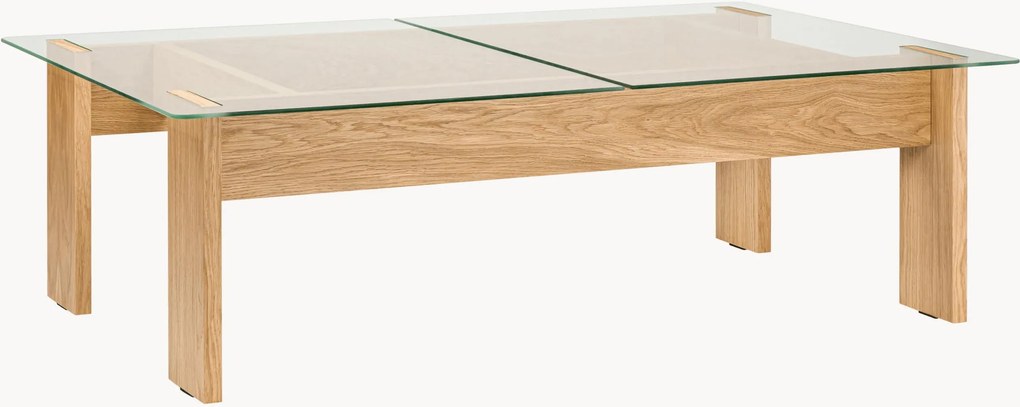 Eikenhouten salontafel Naiko