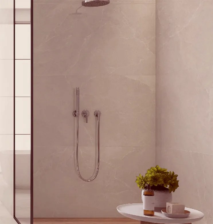 Gepolijste Vloertegel 60x60 Cm Marmerlook Archides Bruin RBT41