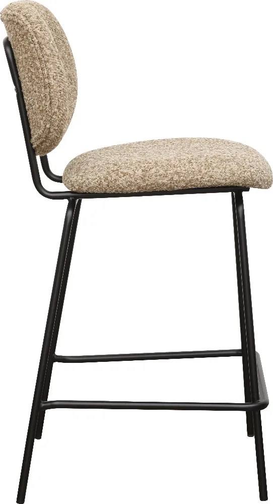 Moderne Barkruk Beige Boucle