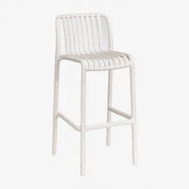 Stapelbare Hoge Tuinkruk Van Polypropyleen Wendell ↑75 Cm & Tapioca Beige - Sklum