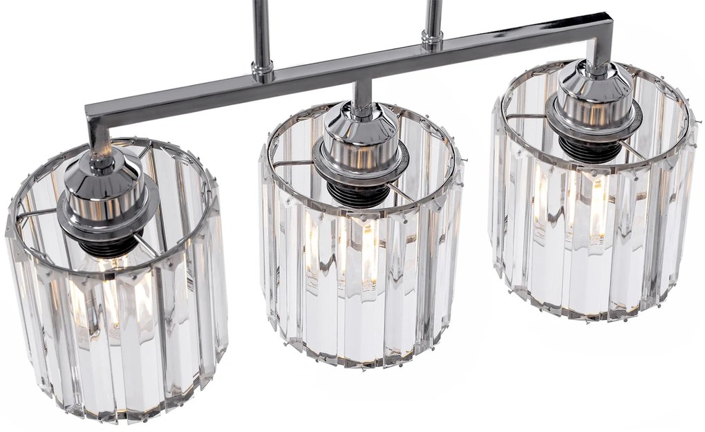 HANGLAMP GLAMOUR CHROOM 3xE27 392228