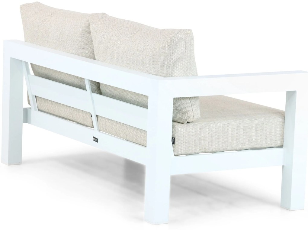 Hoek loungeset 5 personen Aluminium Wit Lifestyle Garden Furniture Luca