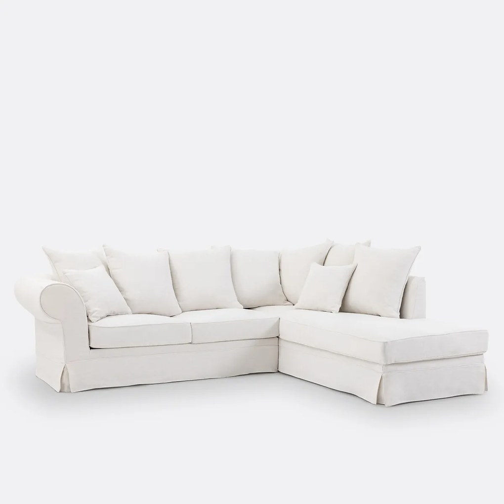Hoekslaapbank Comfort Bultex® linnen, Adelia