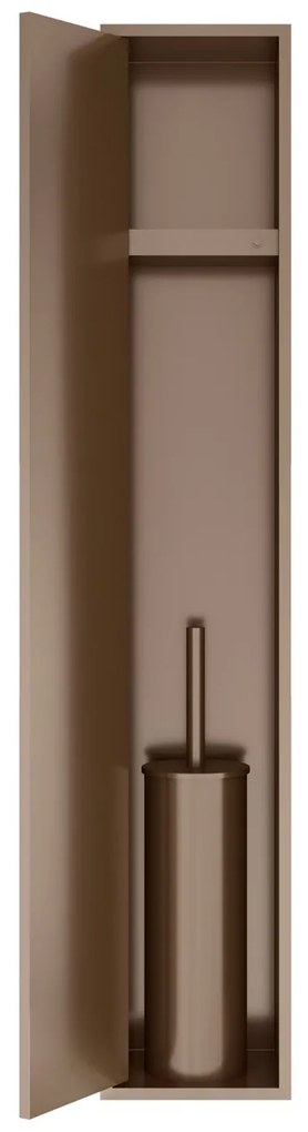 Hotbath &More inbouw toiletborstel en toiletrolhouder Tuscan brons