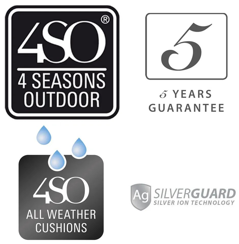 4 Seasons Outdoor | Donut big anthracite SALE    zwart weerbestendig