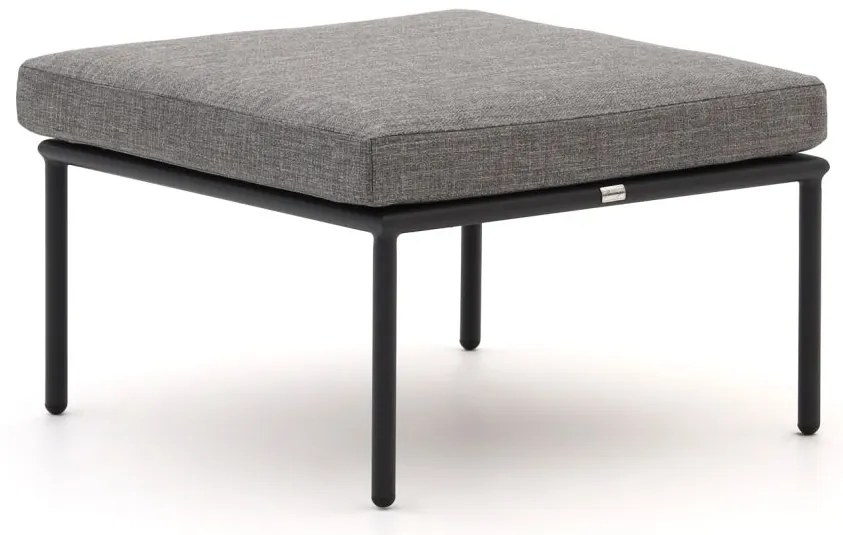 Voetenbank | Bellagio  Nova Siri | Aluminium | Grijs/Antraciet | 70x70cm | Kees Smit Tuinmeubelen