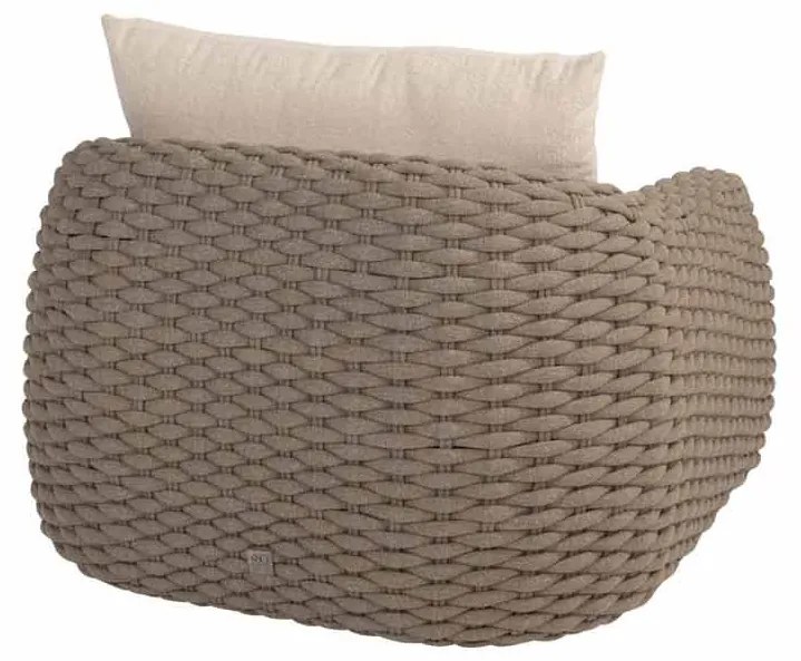 4 Seasons Outdoor Maxime loungestoel terre SALE Loungestoel bruin weerbestendig