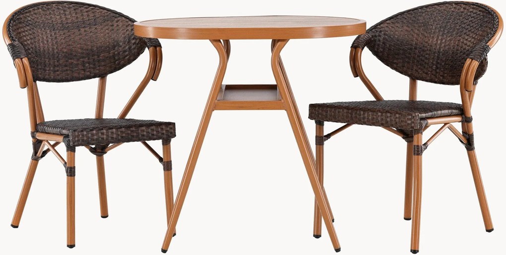 Tuin bistroset Abrantes, 3-delig