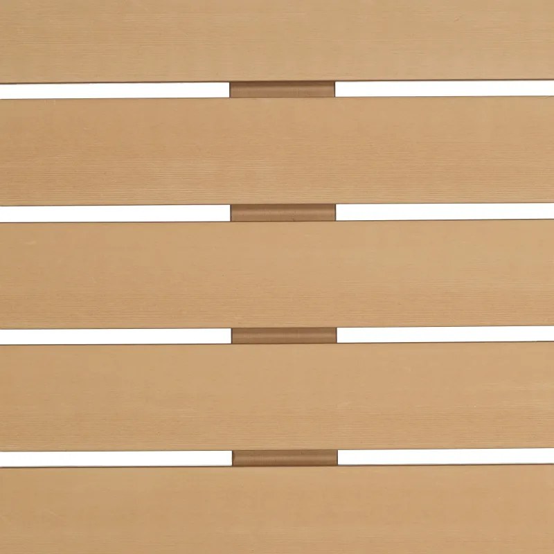 Terrastegel composiet 50 x 50 cm teak FSC (24 mm) massief