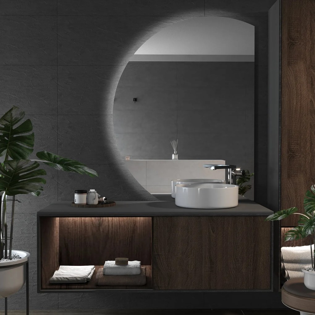 Ronde spiegel met verlichting E3