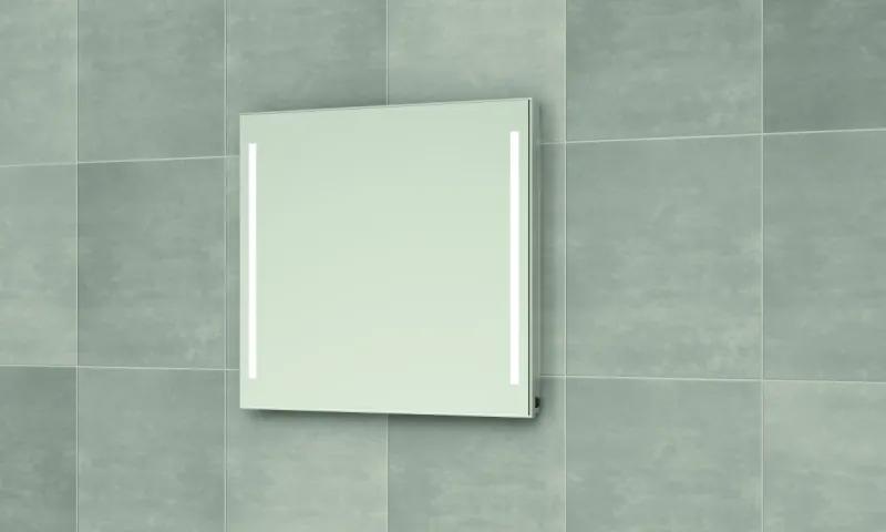Spiegel 80cm met verticale LED verlichting