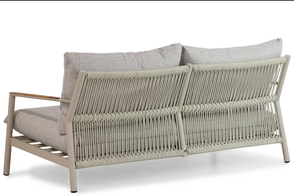 Stoel en Bank Loungeset 5 personen Aluminium/Rope Taupe Coco Sevilla