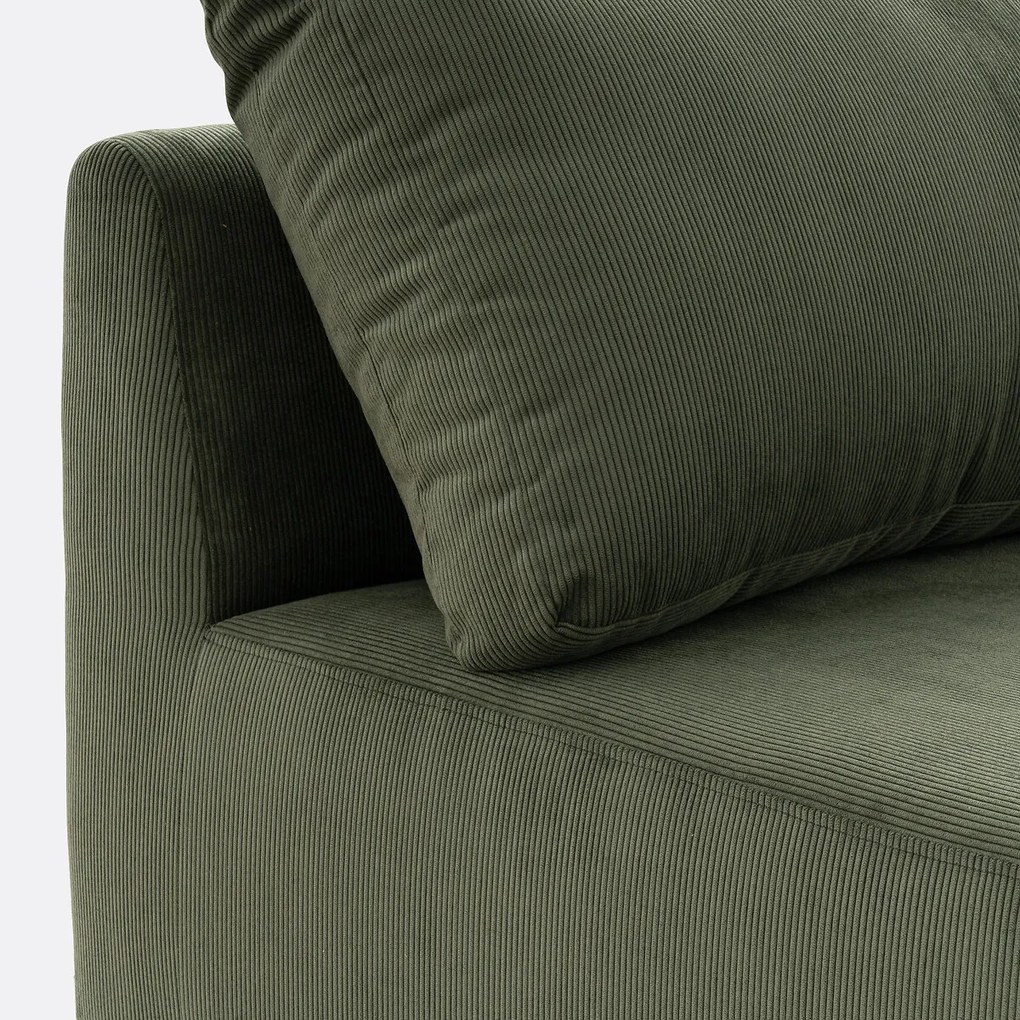 Modulaire bank geribd fluweel, Monica