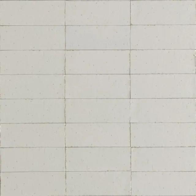 Ragno Glace Wandtegel - 7.5x20cm - glans bianco 1965883 raev