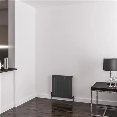 Eastbrook Addington type 10 radiator 60x60cm aluminium 629W antraciet