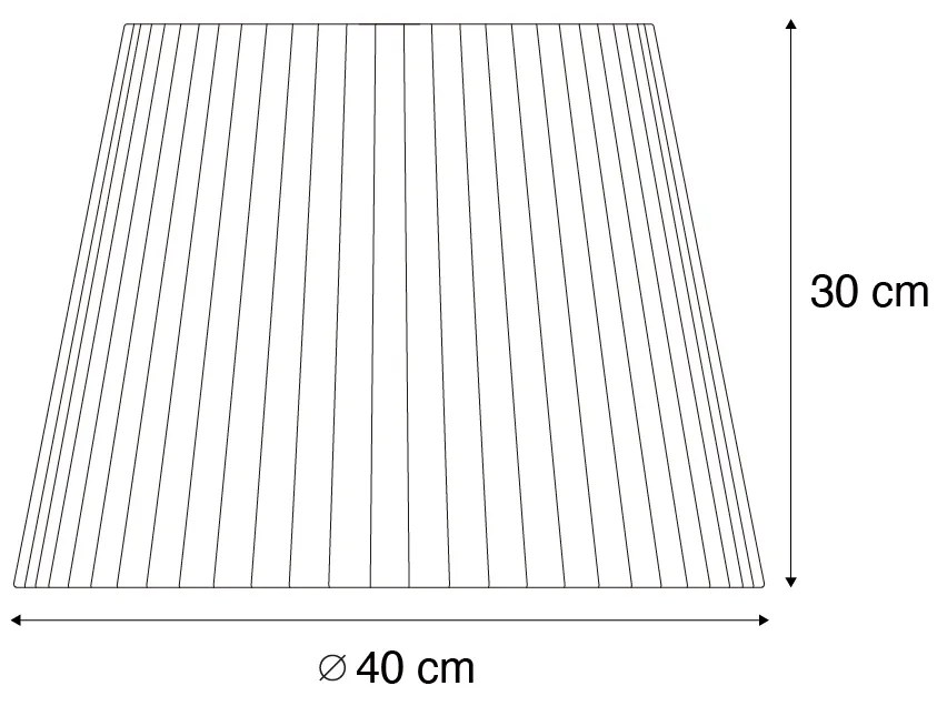 Buiten lampenkap met oranje touw IP54 40/28/30Japandi IP54 rond
