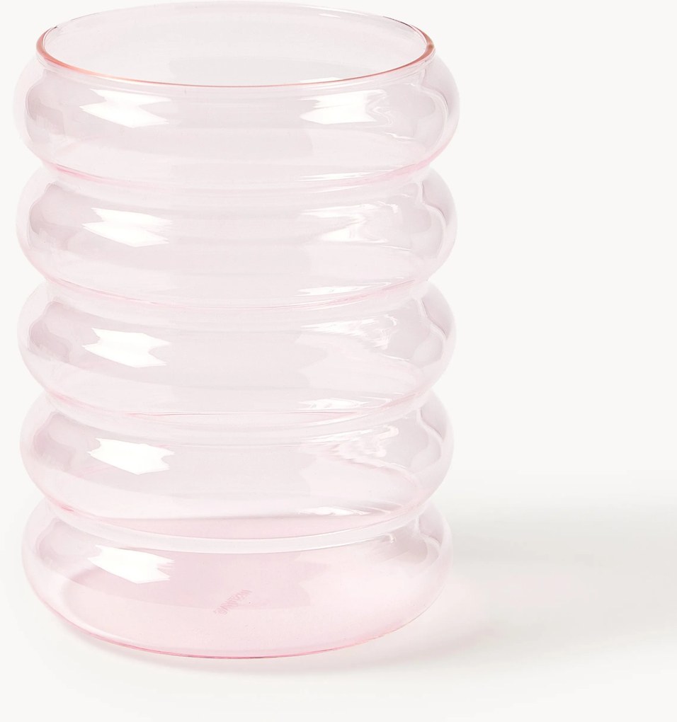 Mondgeblazen highballglazen Bubbly van borosilicaatglas, 4-delig
