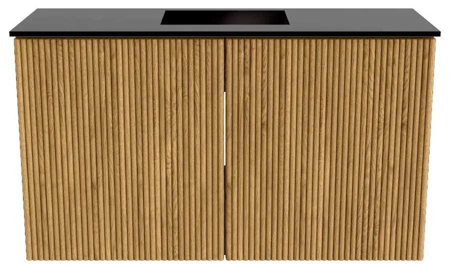 Mondiaz Joya 70cm toiletmeubel oak met wastafel faye midden 1 kraangat urban