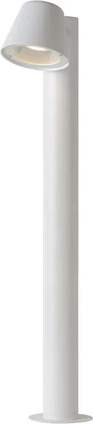 Lucide LED sokkellamp buiten DINGO IP44 - wit - 11,5 cm - Leen Bakker