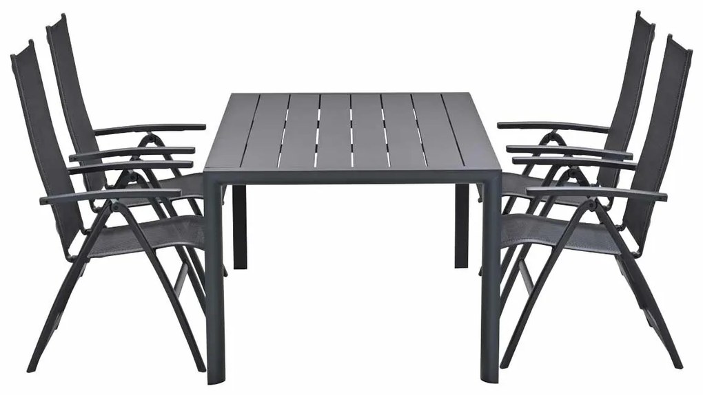 Taste by 4 Seasons Cadiz tuinset 5-delig verstelbaar - Adana tuintafel 180x100 cm