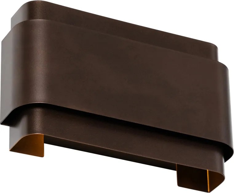 Smart wandlamp donkerbrons 2-lichts incl. 2 Wifi G9 - Coen