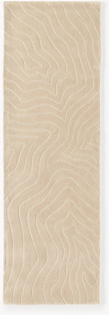 Handgetufte wollen loper Aaron