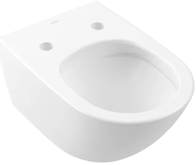 Villeroy & Boch Antao Diepspoelcloset - zonder spoelrand - wandhangend - met TwistFlushmat stone white (wit) CeramicPlus 4674t0rw