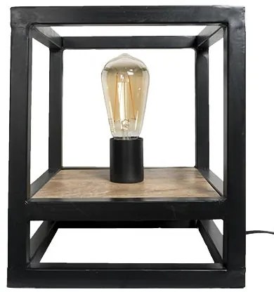 Farrow 1-lichts Tafellamp Industrieel | Decor 88 | Metaal | Bruin & Zwart   | Cavetown