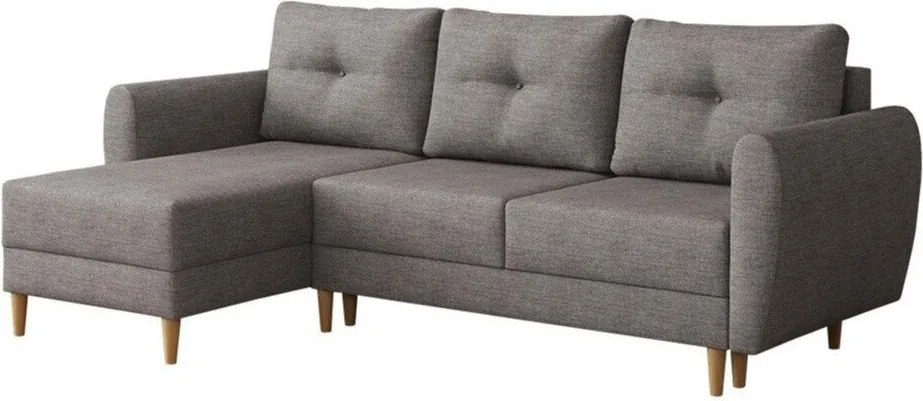 Hoekbank Muncie 105, Aanwezig, Aanwezig, 235x145x93cm, 95 kg, Poten: Hout