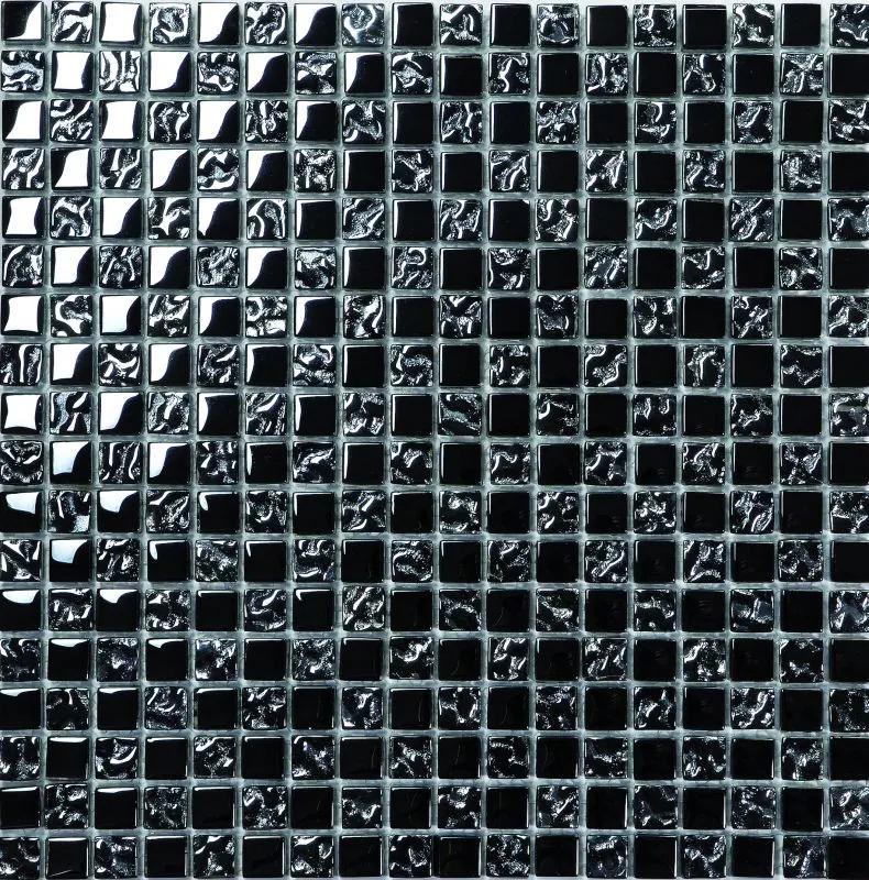 1730 keramische tegelmat 30x30 cm blok 1.5x1.5 cm, prijs per tegel, 1 stuk , zwart