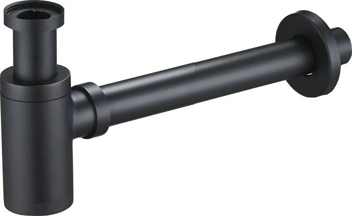 Mexen ronde wastafel semi-sifon, antiek zwart - 79950-79