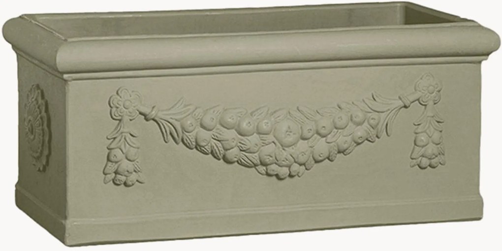 Outdoor plantenpot Rettangolo Festonato, H 30 cm