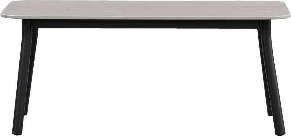 Le Sud loungetafel Viviers - mat zwart - 100x50x42 cm - Leen Bakker