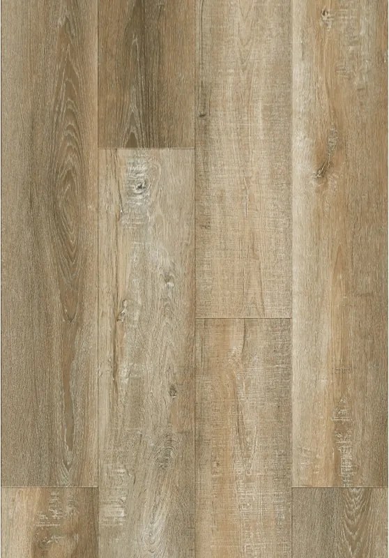 Mexen Cortland monster paneel van SPC-vinyl 6,5 mm, IXPE-onderlaag 1,5 mm, 4 V-groef, Eik - F1008-S